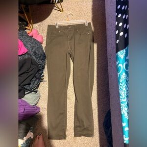 Olive Green Skinny Pants
